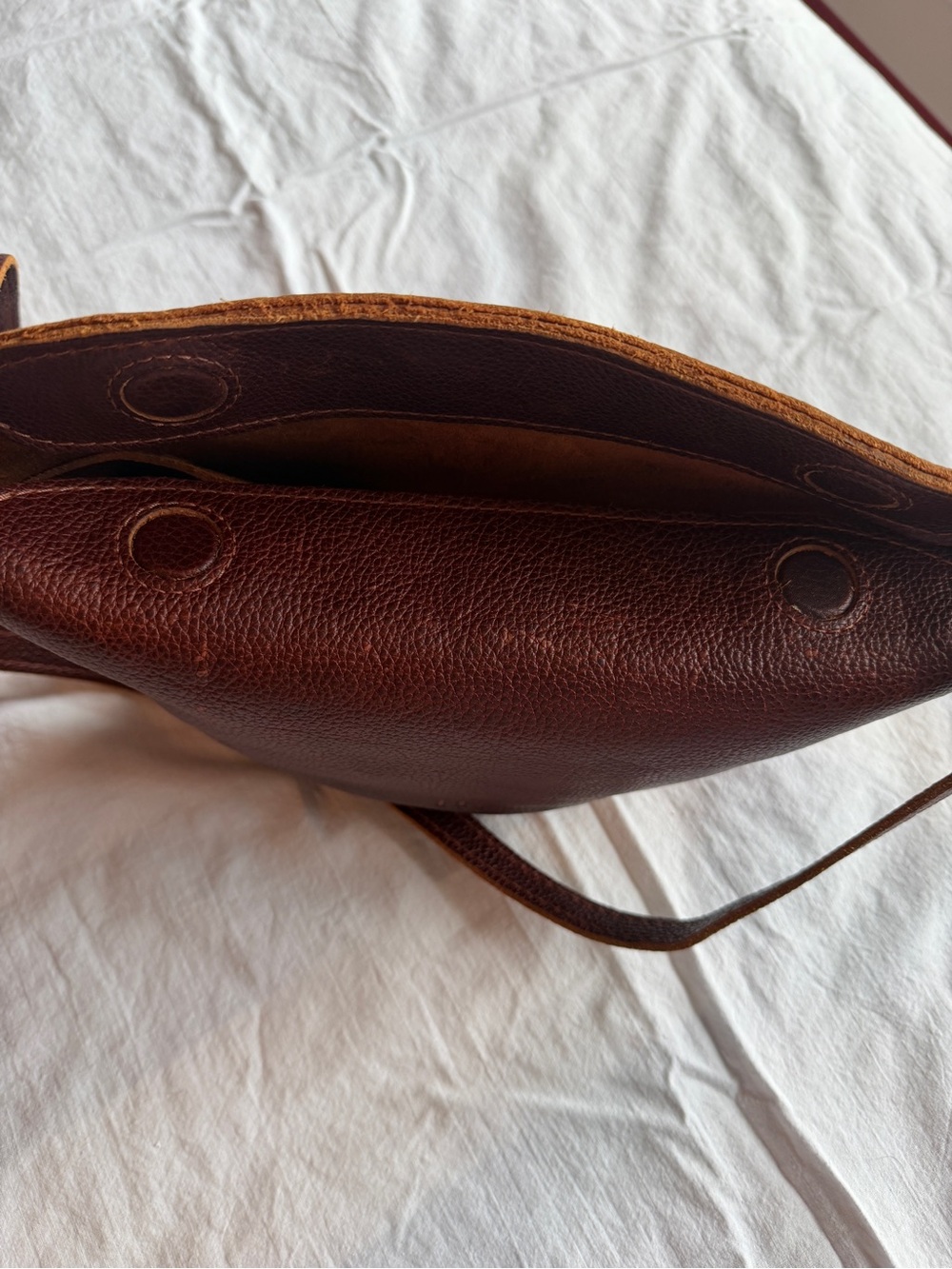 Portland Leather Medium Koala Bag - Nutmeg - Picture 5 of 11